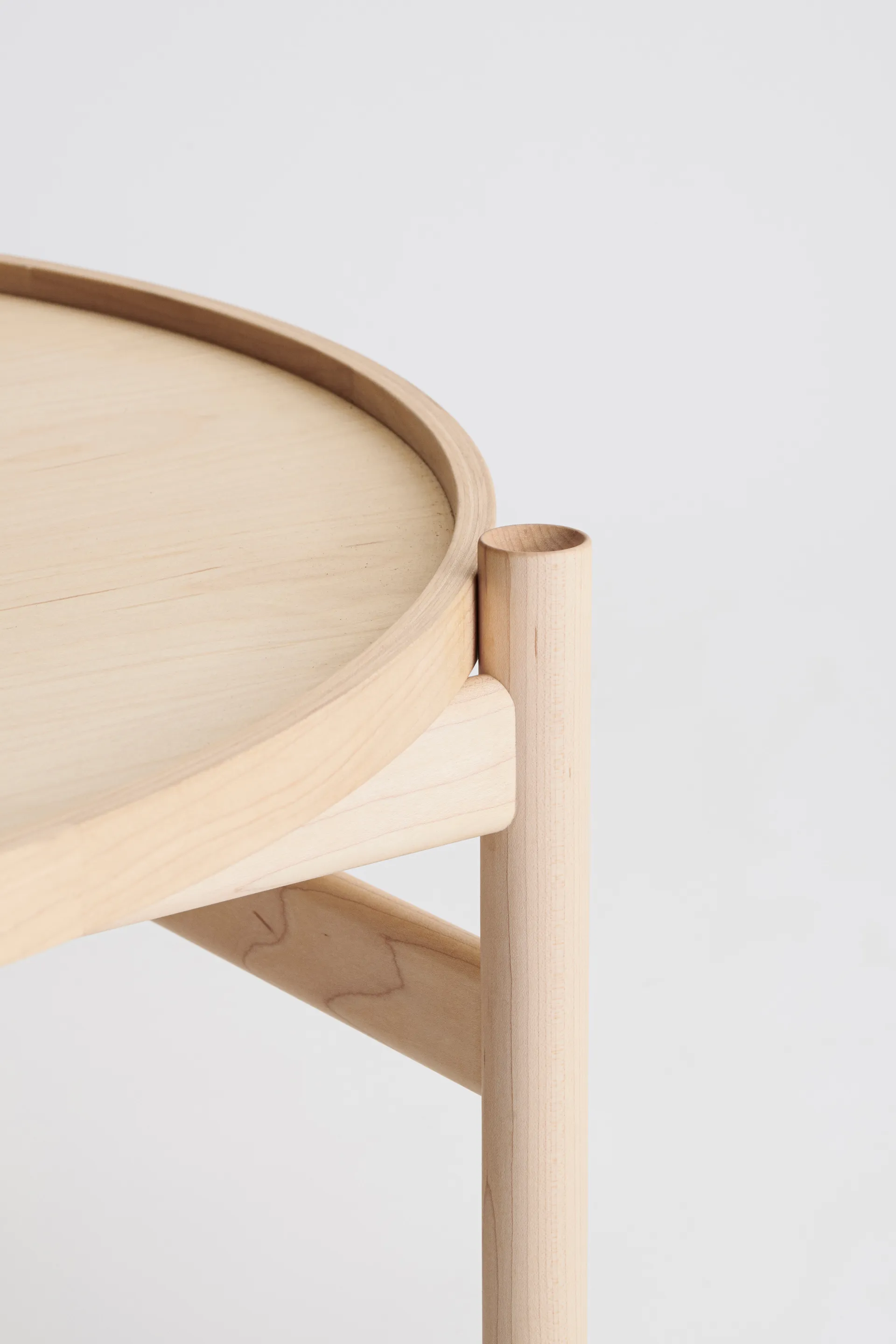 HB soffbord Ø100 cm, Vitoljad lönn Brdr. Krüger