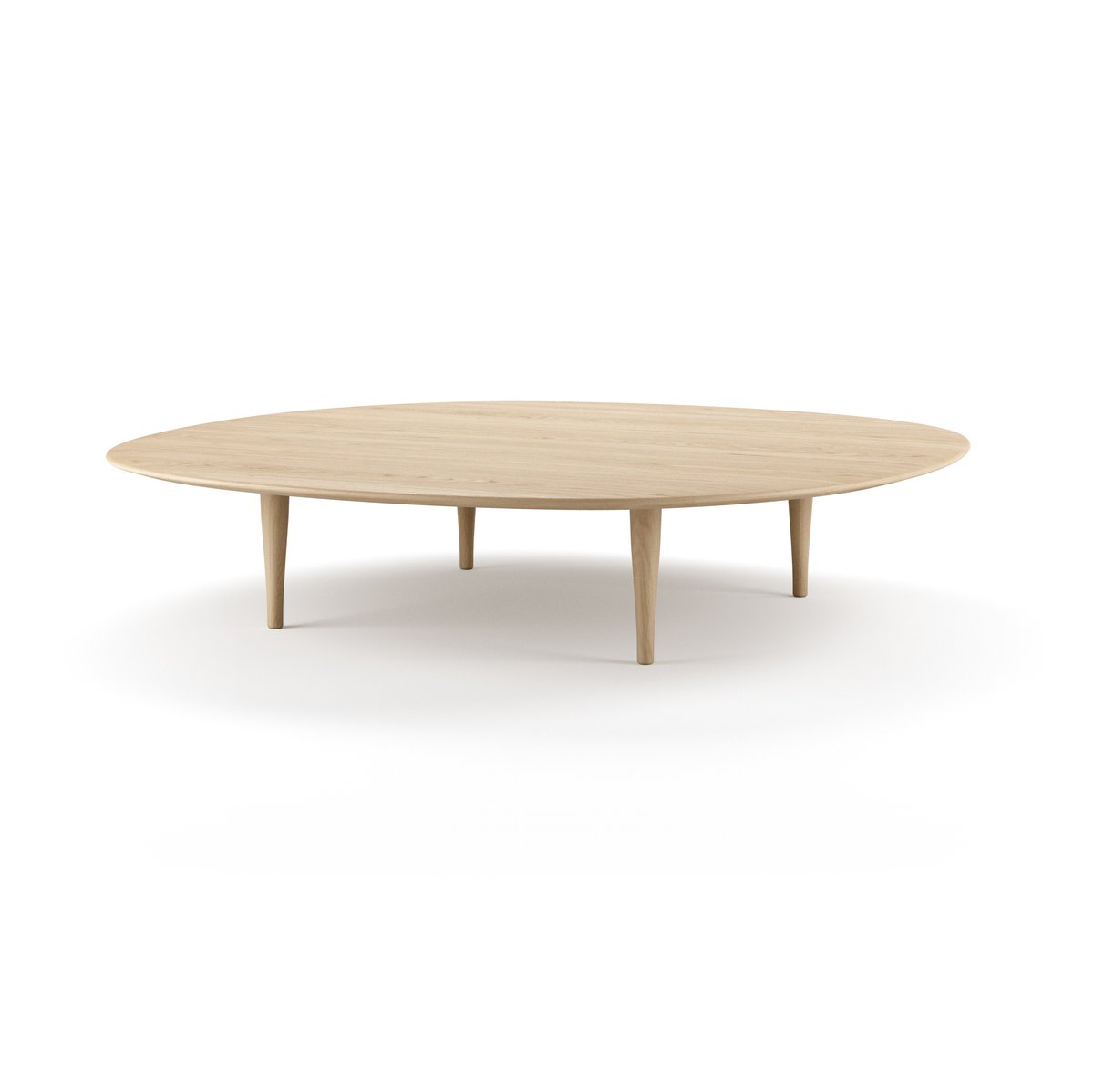 Brdr. Krüger Jari soffbord 118 cm Oljad ek | Skandinavisk Design | Soffbord | Brun