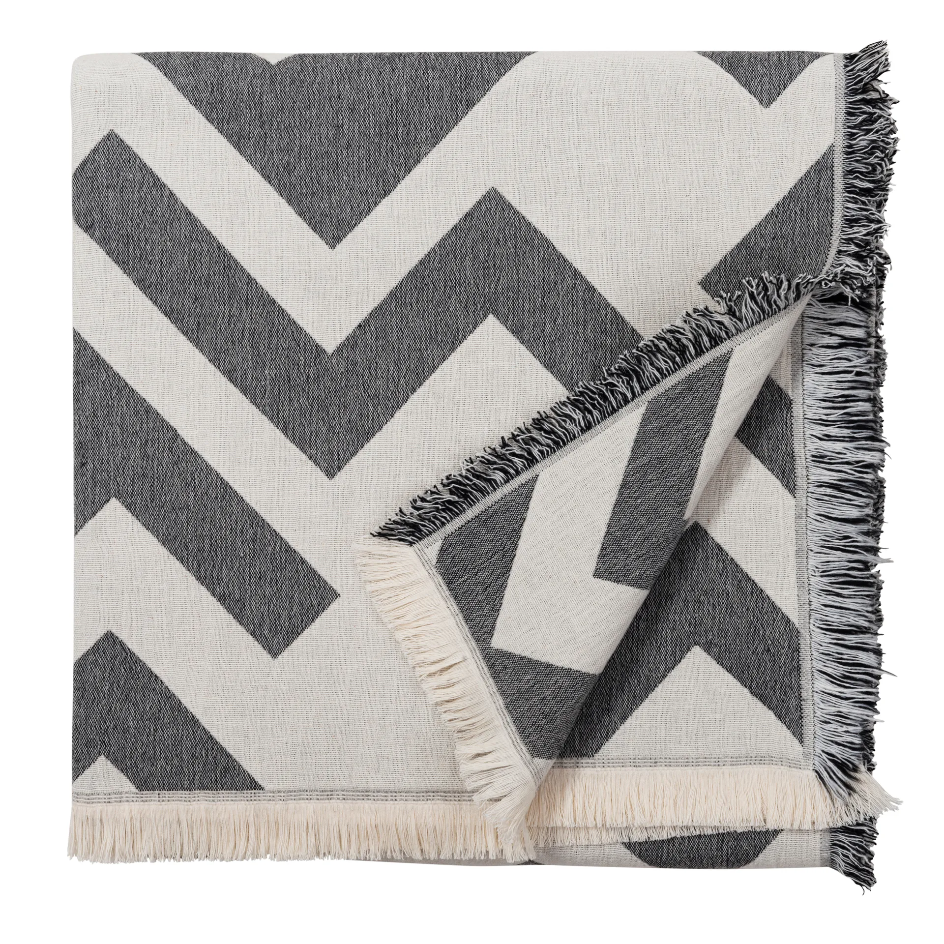 Florens bomullsfilt, Beluga (svart) Brita Sweden