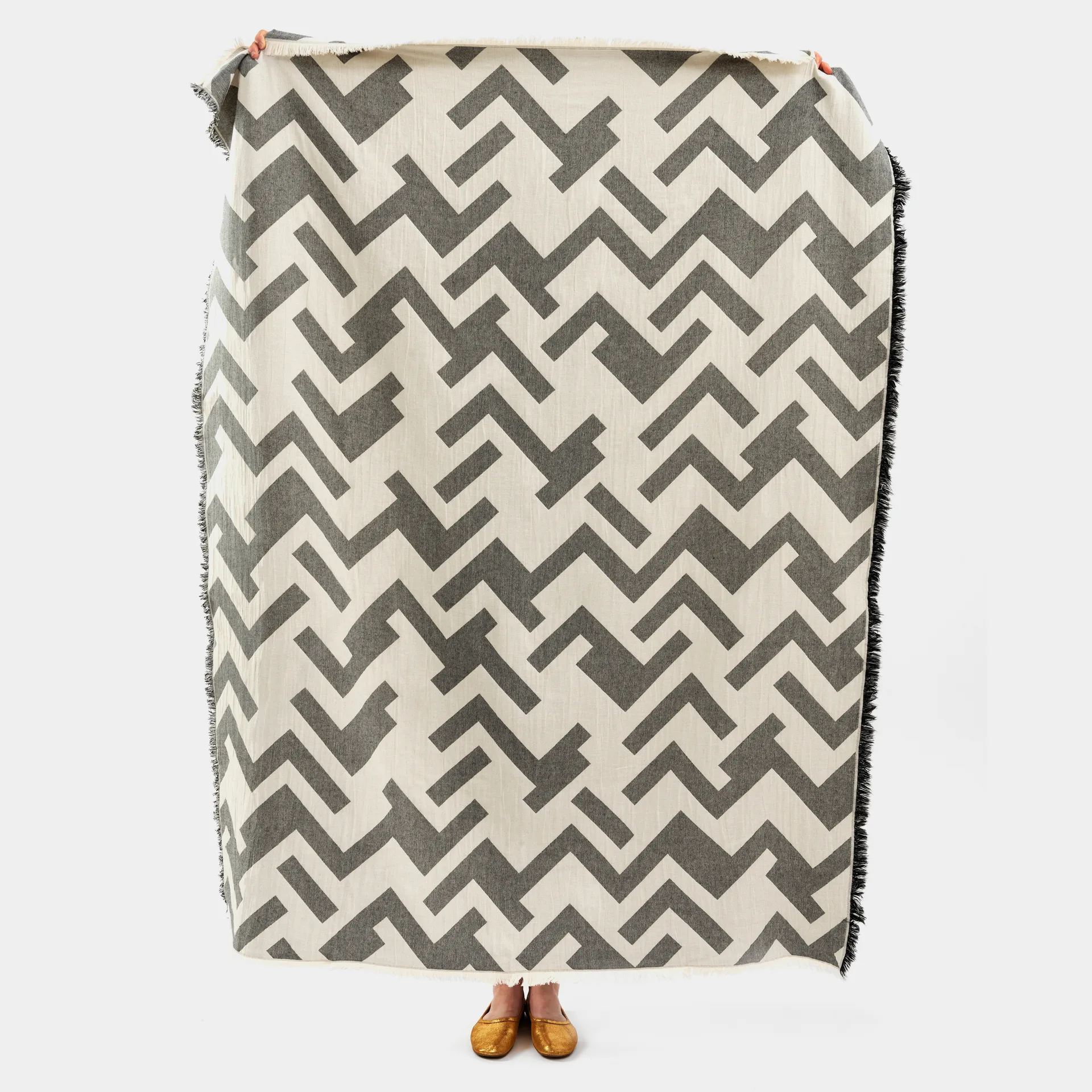 Florens bomullsfilt, Beluga (svart) Brita Sweden