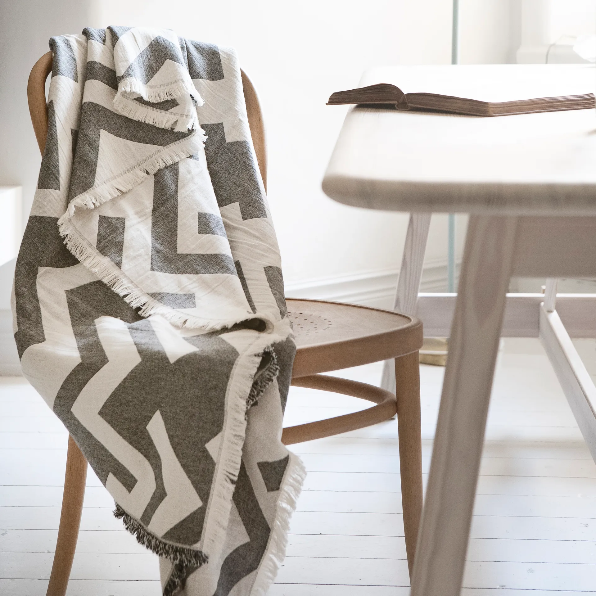 Florens bomullsfilt, Beluga (svart) Brita Sweden