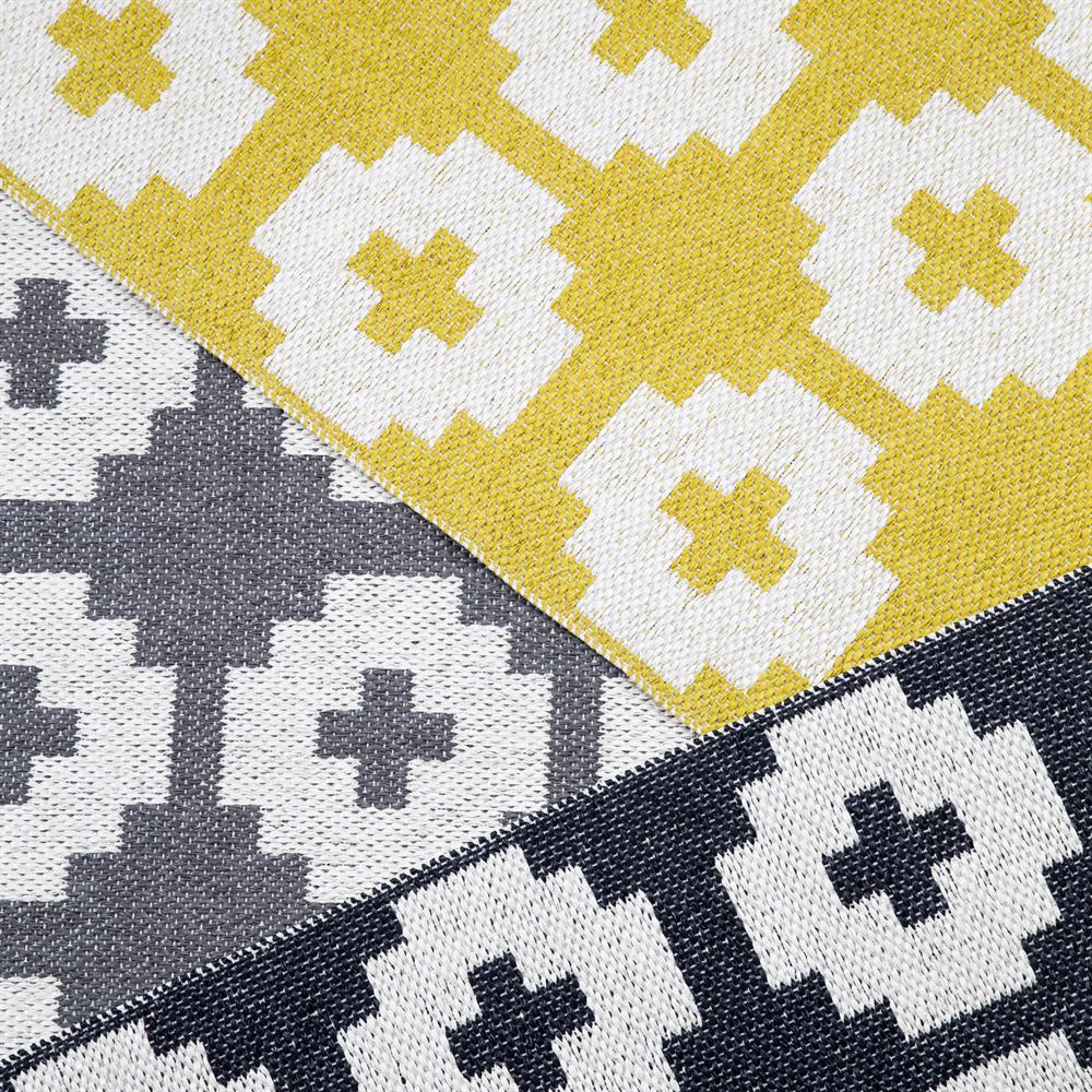 Flower matta sun (gul), 70x200 cm Brita Sweden