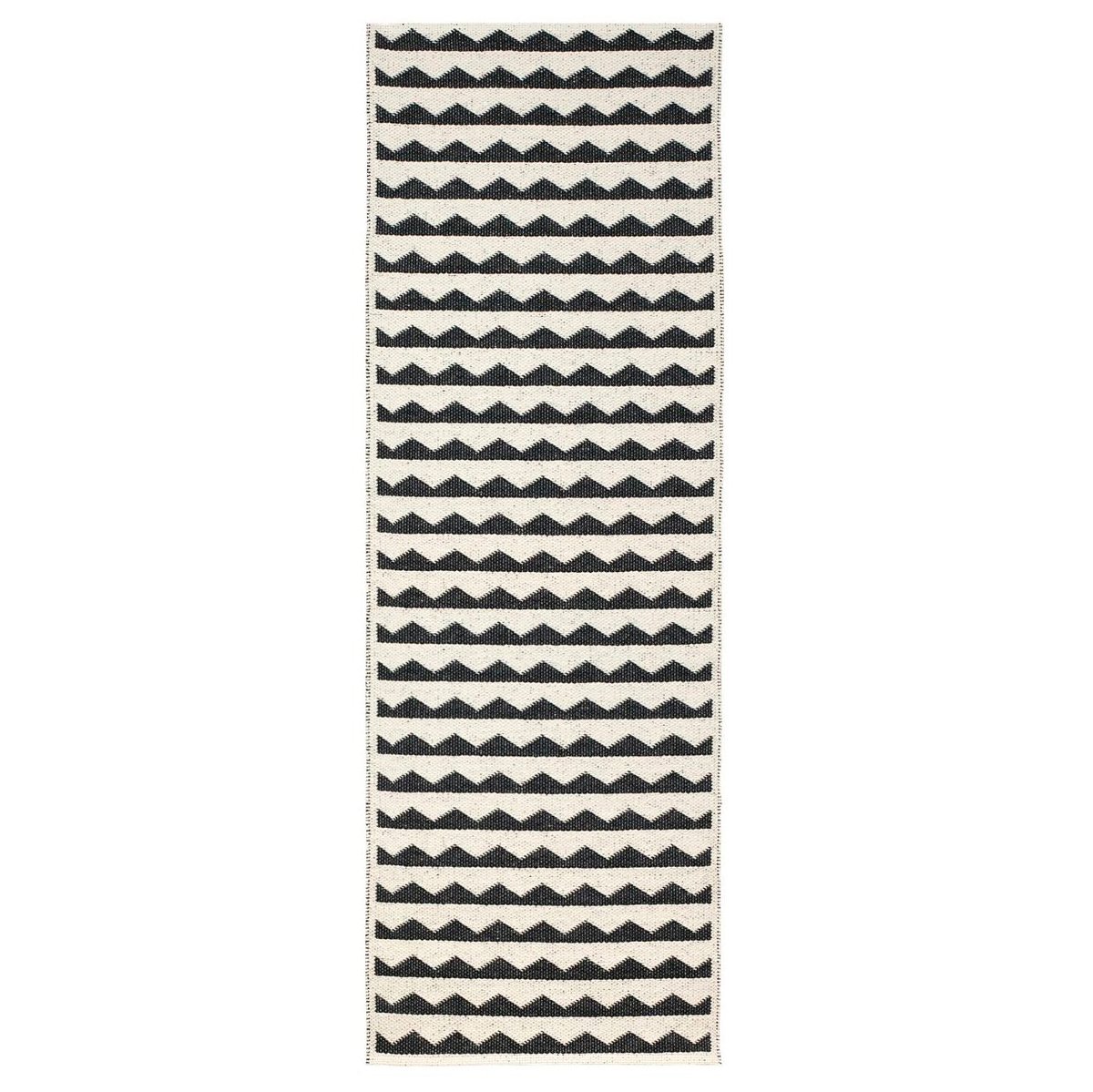 Brita Sweden Gittan matta svart 70 x 300 cm | Skandinavisk Design | Plastmattor | Röd