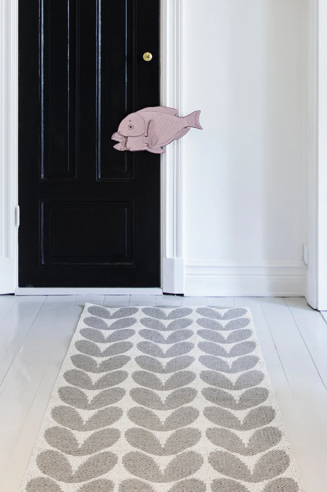 Karin matta concrete (grå), 70x150 cm Brita Sweden