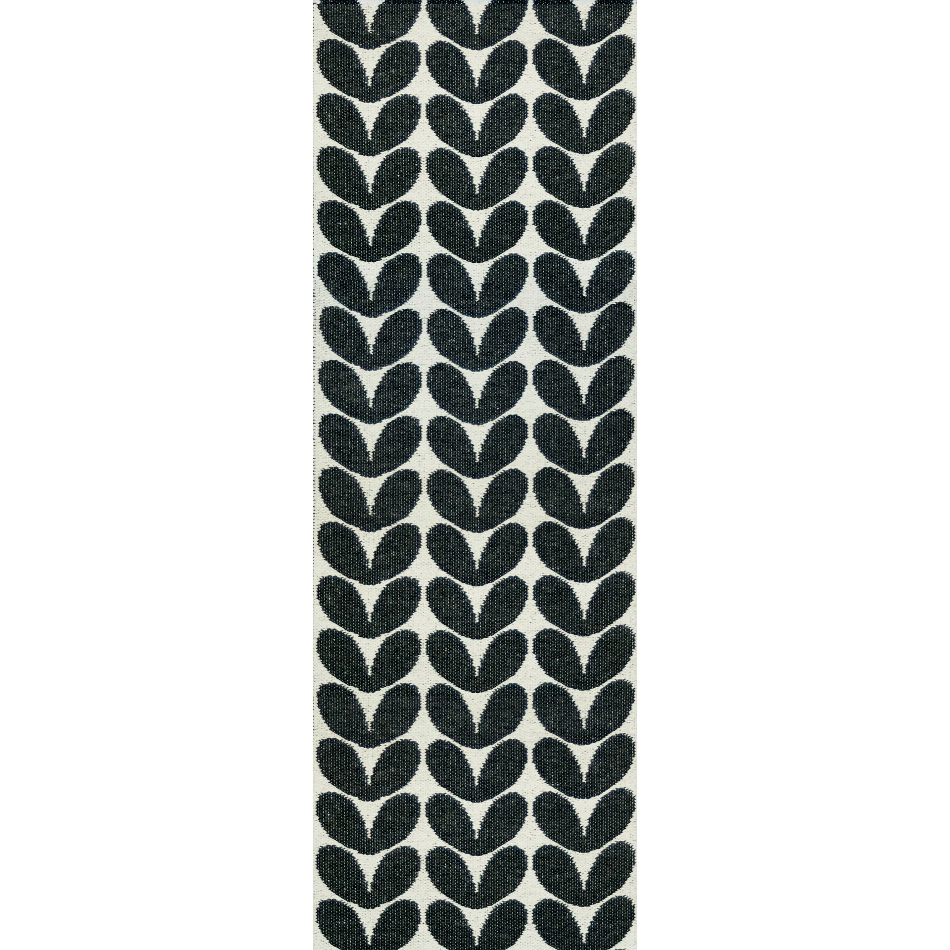 Karin matta svart, 70 x 250 cm Brita Sweden