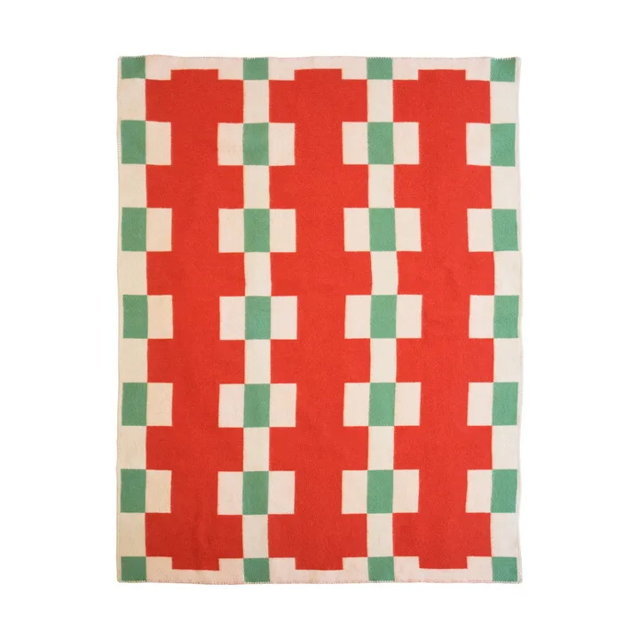 Marta filt - Red, 180x130 cm - Brita Sweden