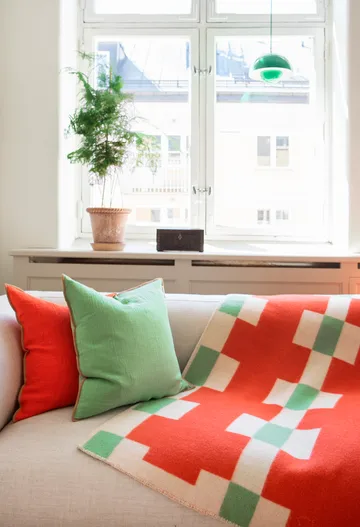 Marta filt - Red, 180x130 cm - Brita Sweden