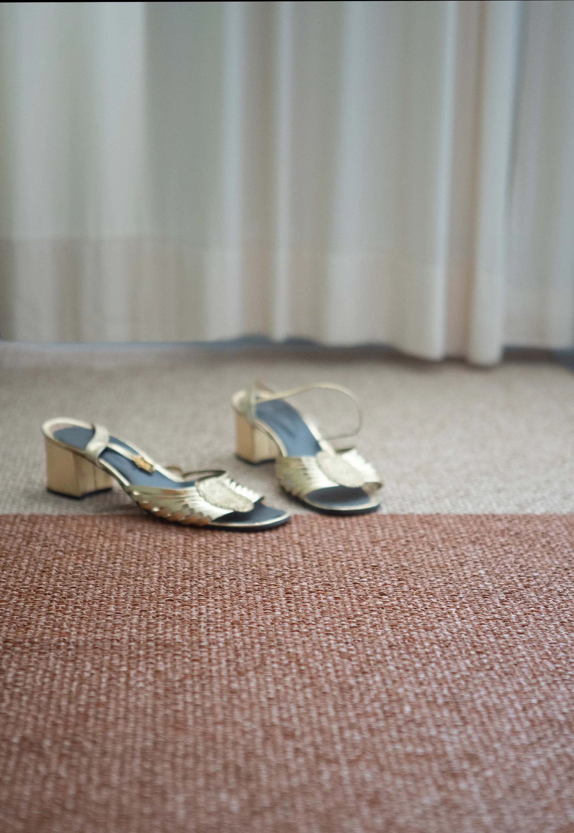 Moor matta cream (cremevit-terrakotta), 70x200 cm Brita Sweden