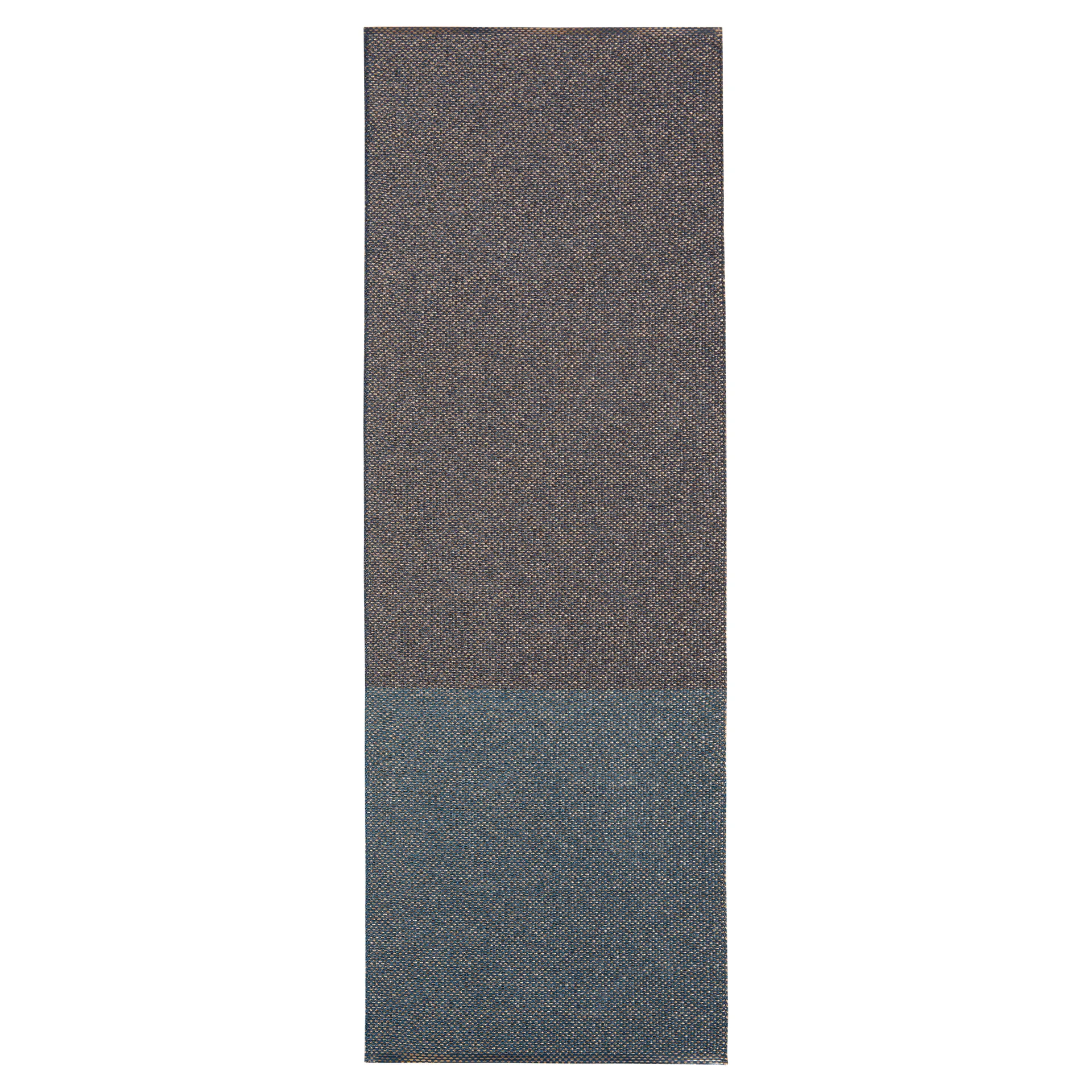 Moor matta midnight metallic (blå-brons), 70x200 cm Brita Sweden
