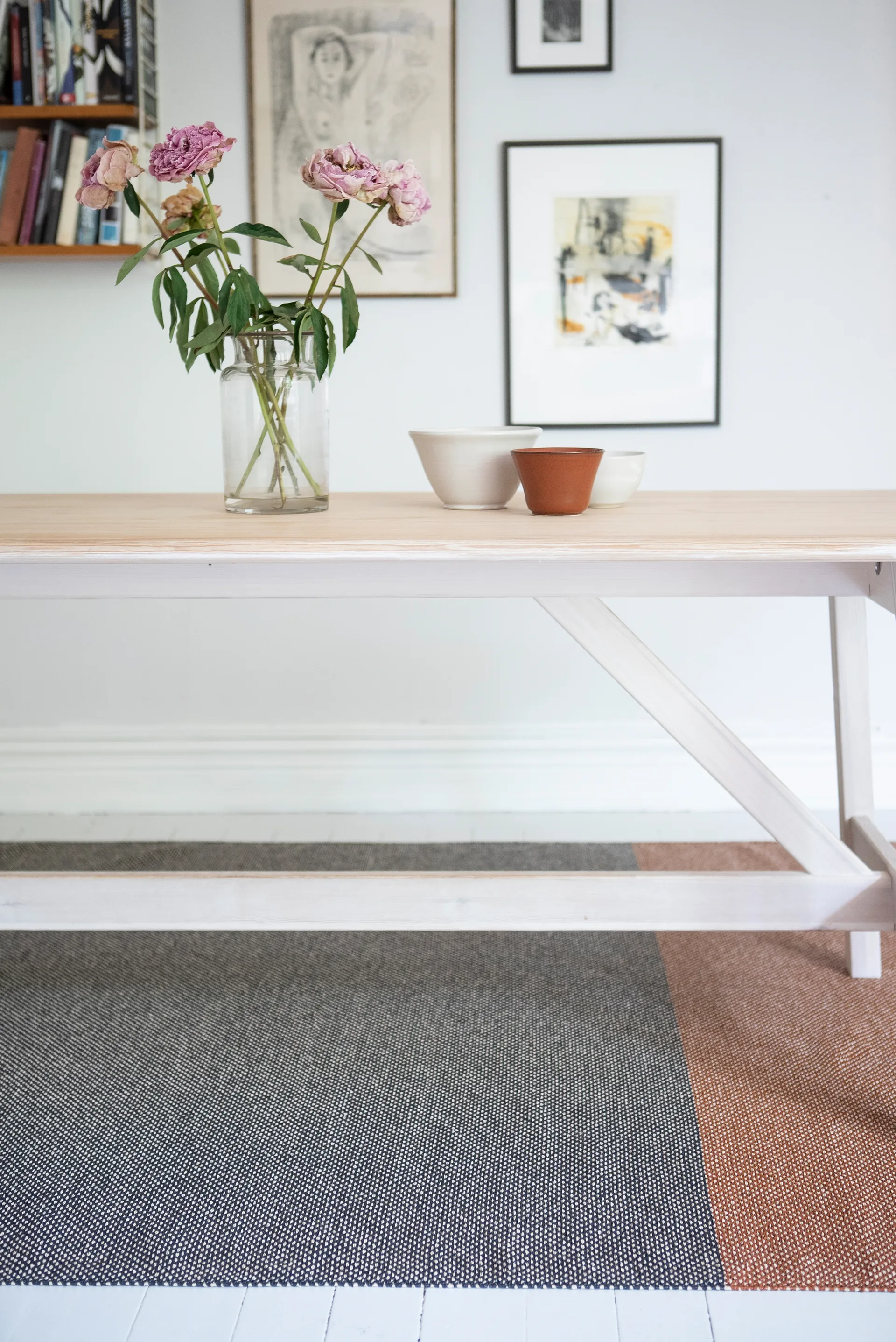 Moor matta mud (svart-terrakotta), 170x300 cm Brita Sweden