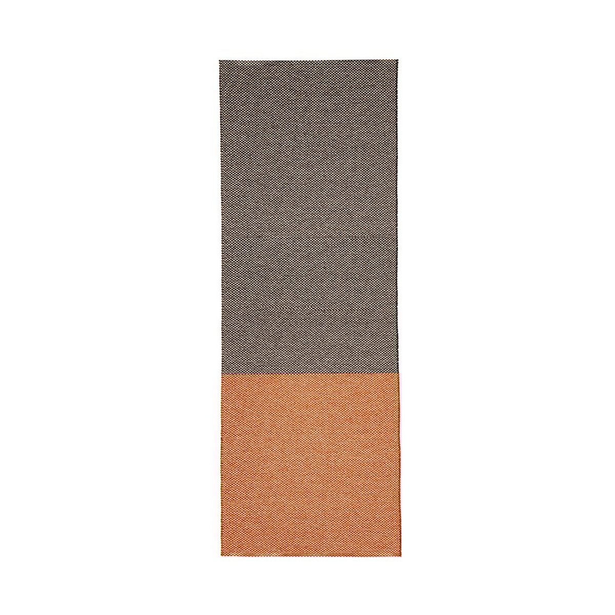 Brita Sweden Moor matta mud (svart-terrakotta) 70x300 cm