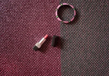 Moor matta raspberry (grön-rosa) - 70x300 cm - Brita Sweden