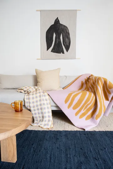 Pine filt - Pink, 180x130 cm - Brita Sweden