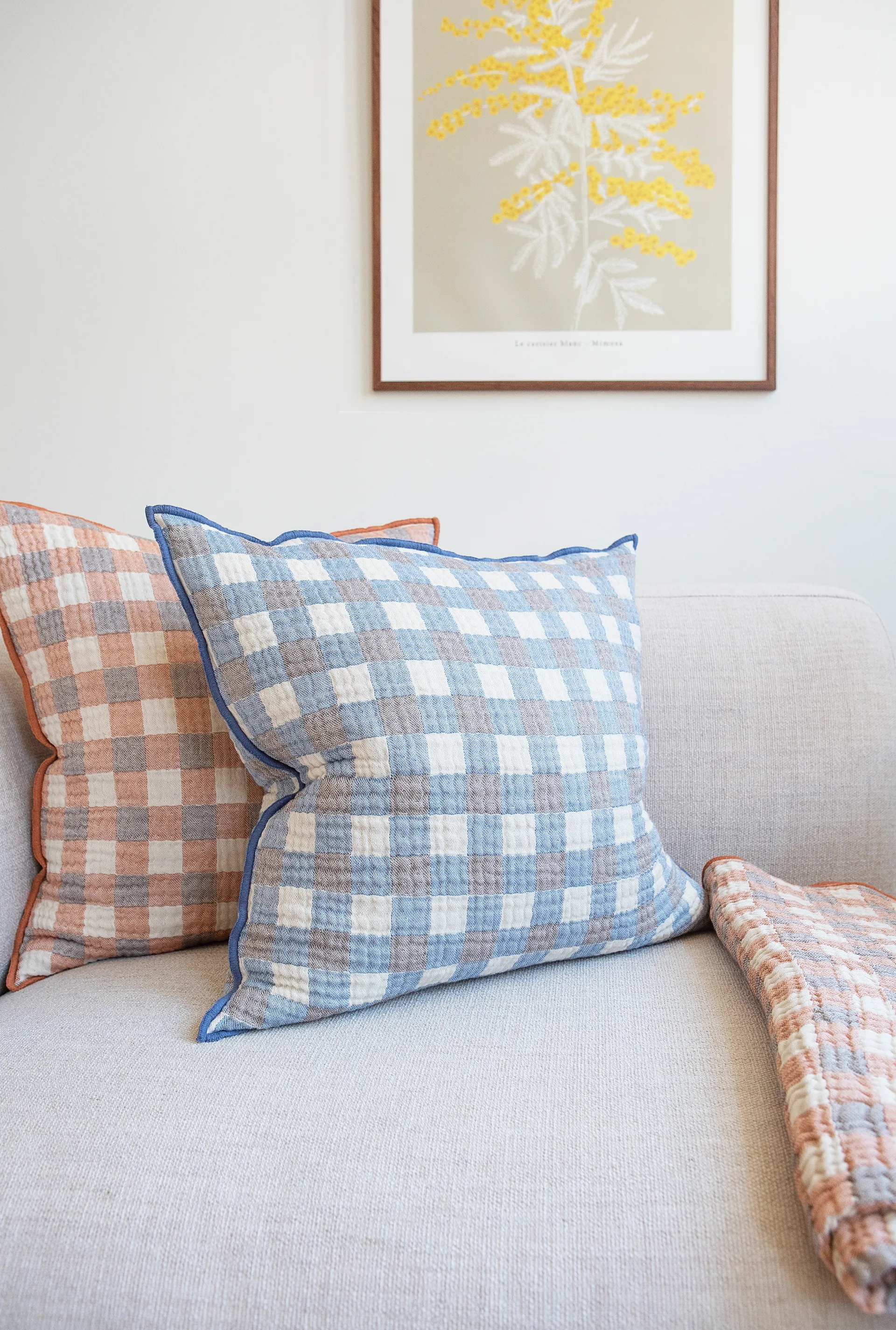 Pomme kuddfodral, Blue, 50x50 cm Brita Sweden