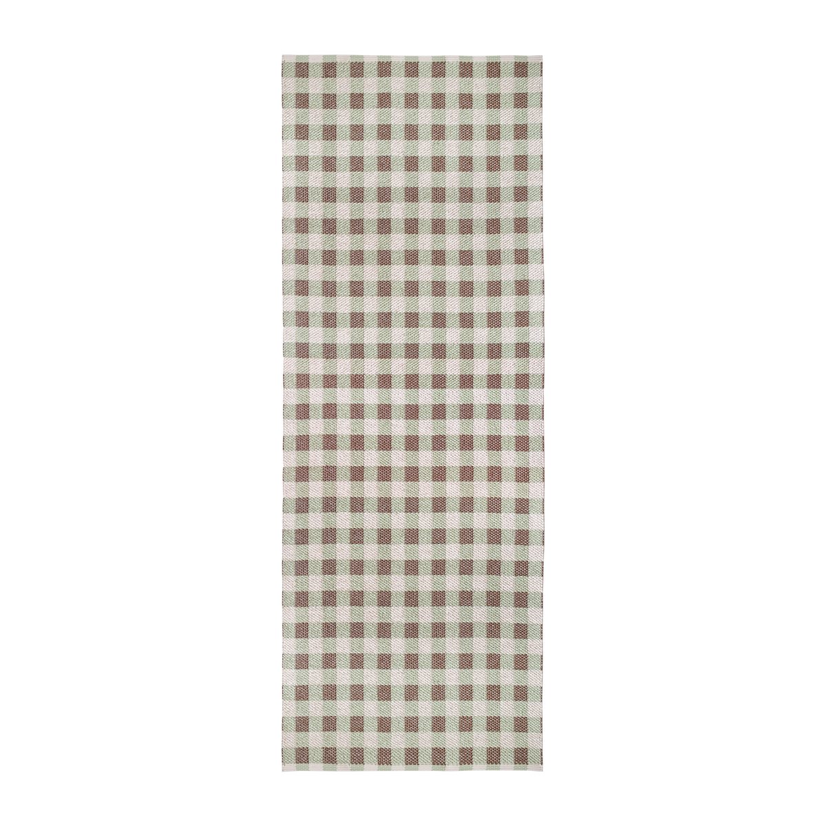 Brita Sweden Poppy matta green 70x150 cm | Skandinavisk Design | Plastmattor | Beige