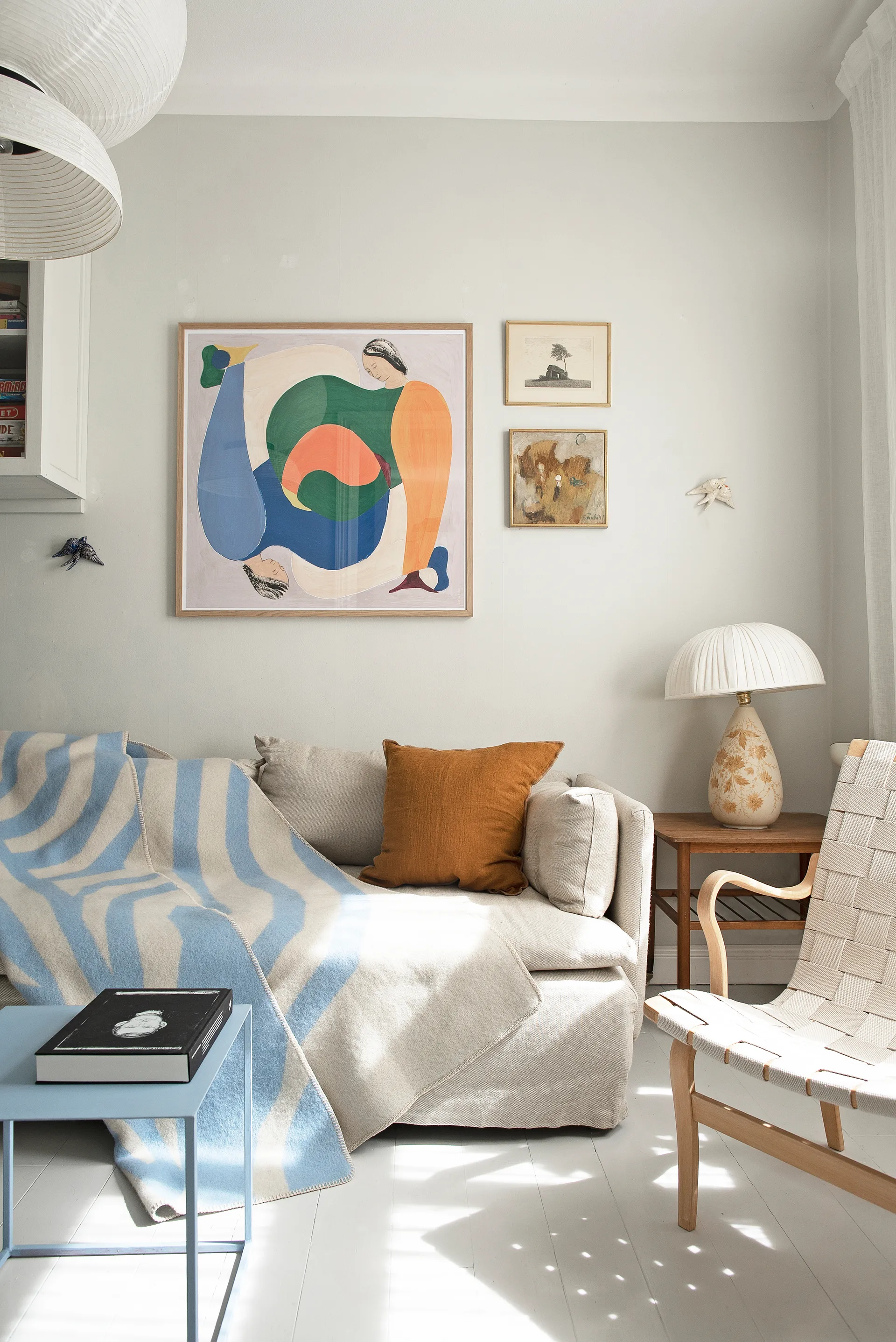 Pugh filt, Blue, 200x130 cm Brita Sweden