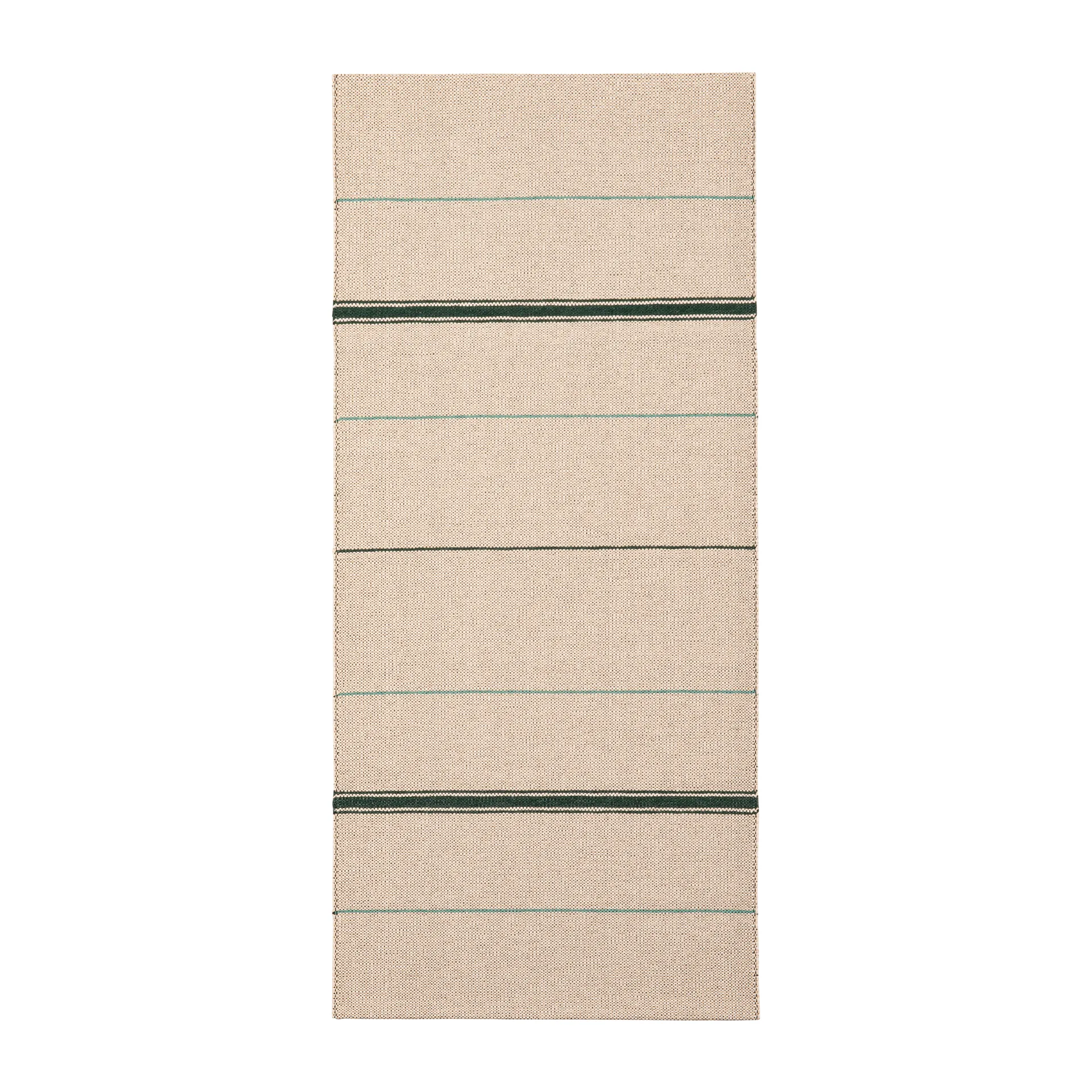 Trapeze matta emerald (cremevit-grön), 80x300 cm Brita Sweden