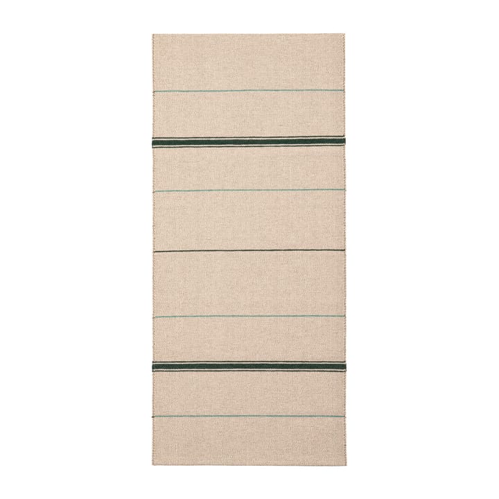 Trapeze matta emerald (cremevit-grön), 80x300 cm Brita Sweden