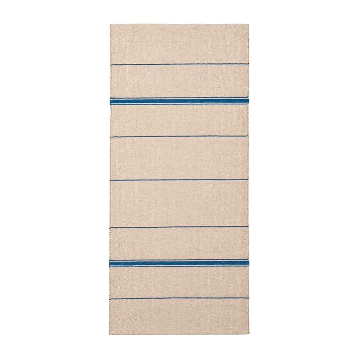 Trapeze matta indigo (cremevit-blå), 80x225 cm Brita Sweden