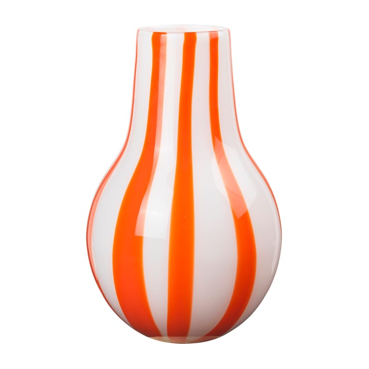 Ada Stripe vas 37 cm - Pumpkin orange - Broste Copenhagen