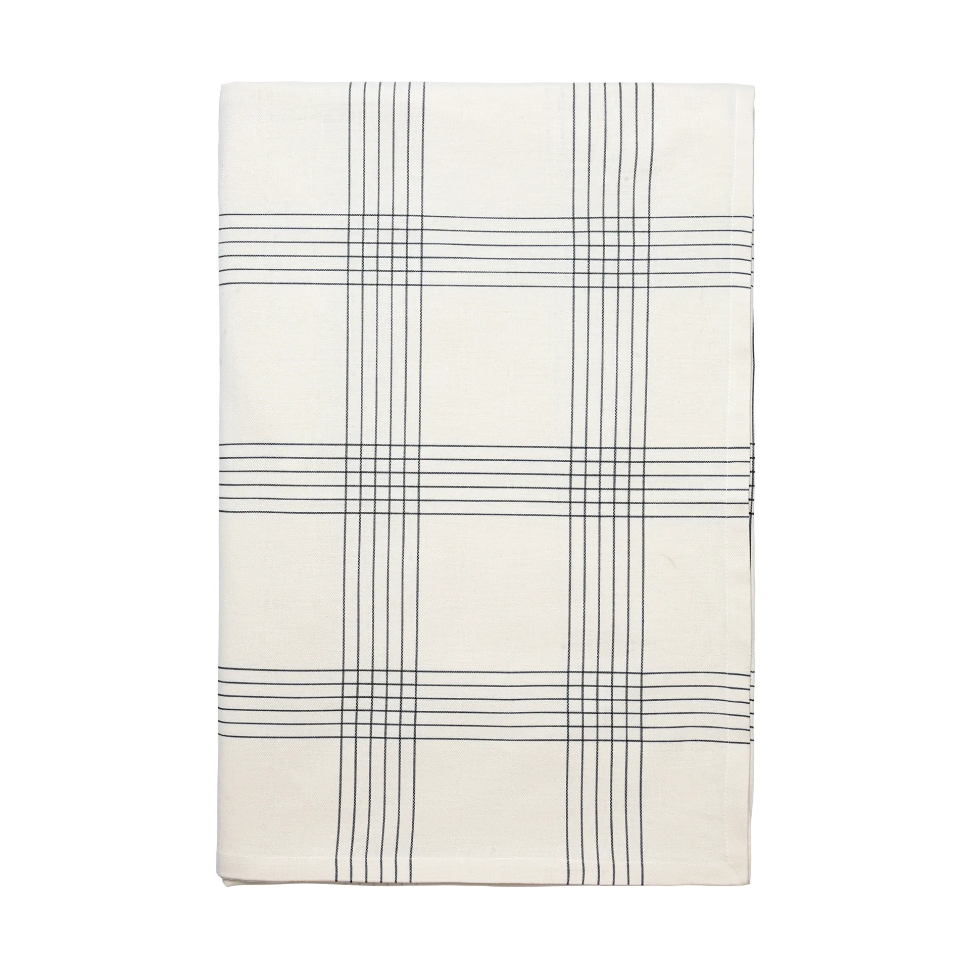 Alice bordsduk, 160x200 cm, Black-Natural Broste Copenhagen