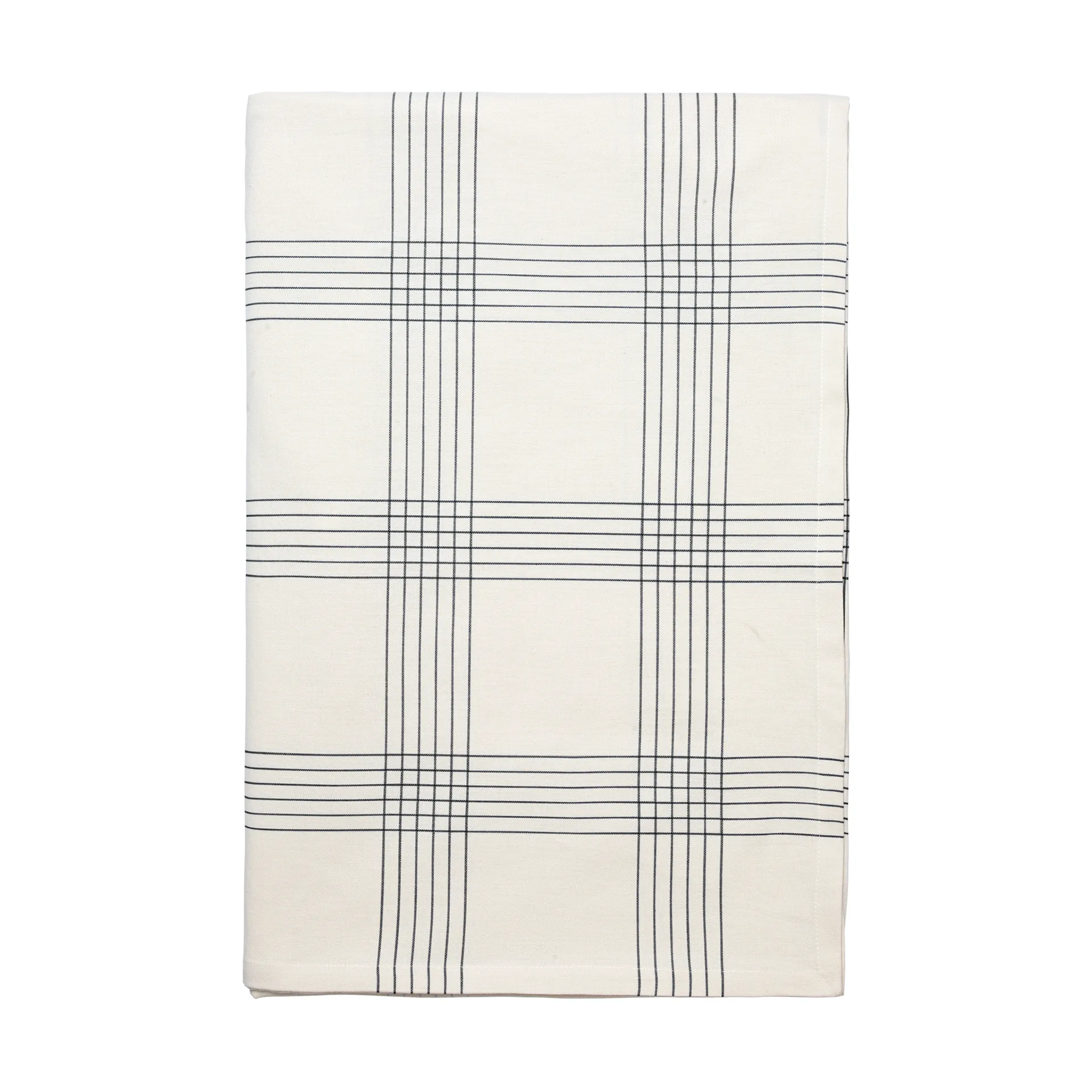 Alice bordsduk, 160x300 cm, Black-Natural Broste Copenhagen