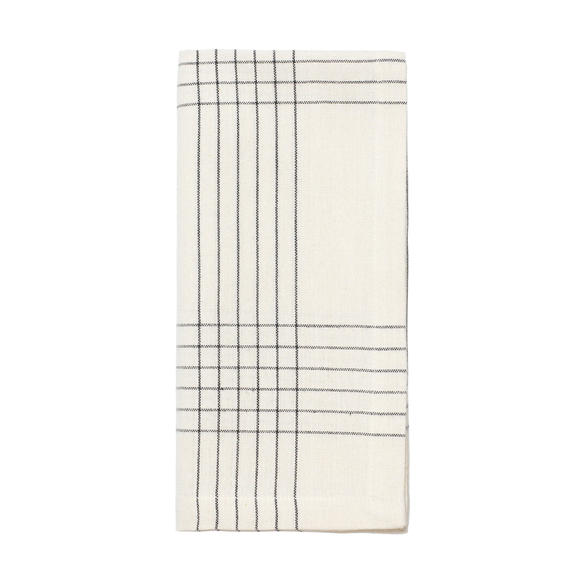 Alice tygservett 45x45 cm, Black-natural Broste Copenhagen
