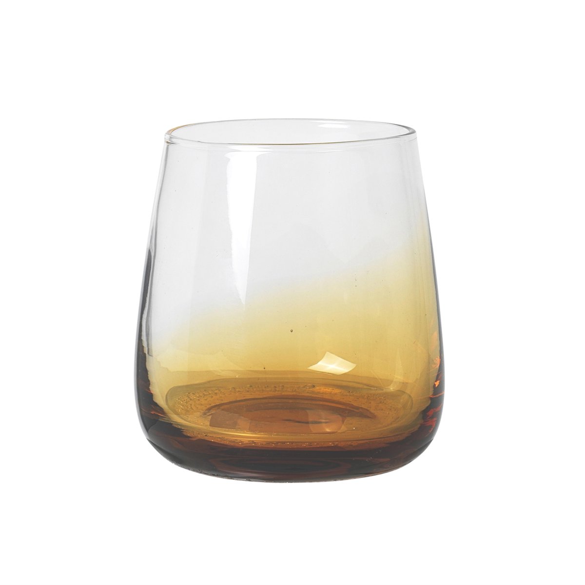 Broste Copenhagen Amber dricksglas 35 cl | Skandinavisk Design | Dricksglas | Gul