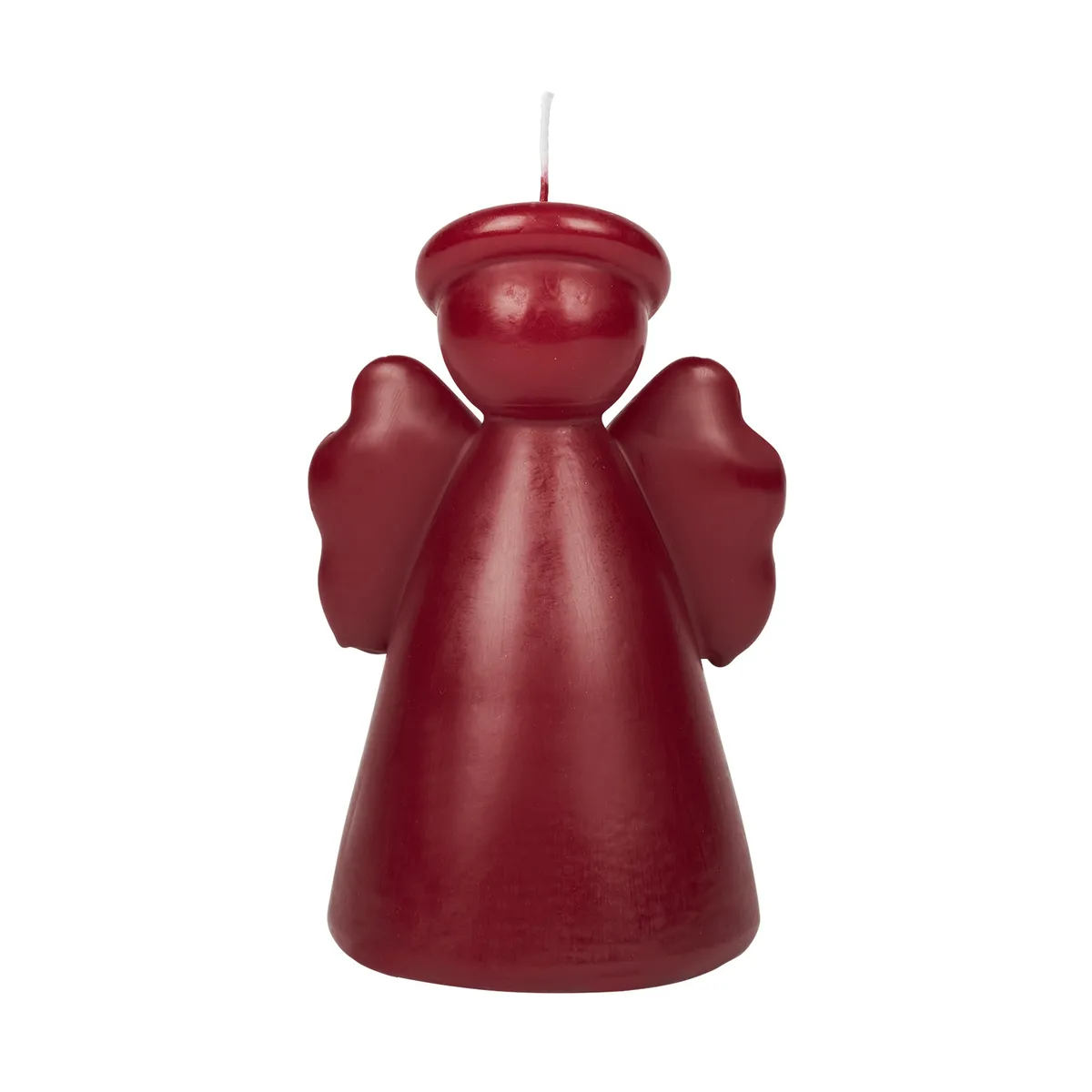 Broste Copenhagen Angel sculpture ljus 14 cm Burgundy