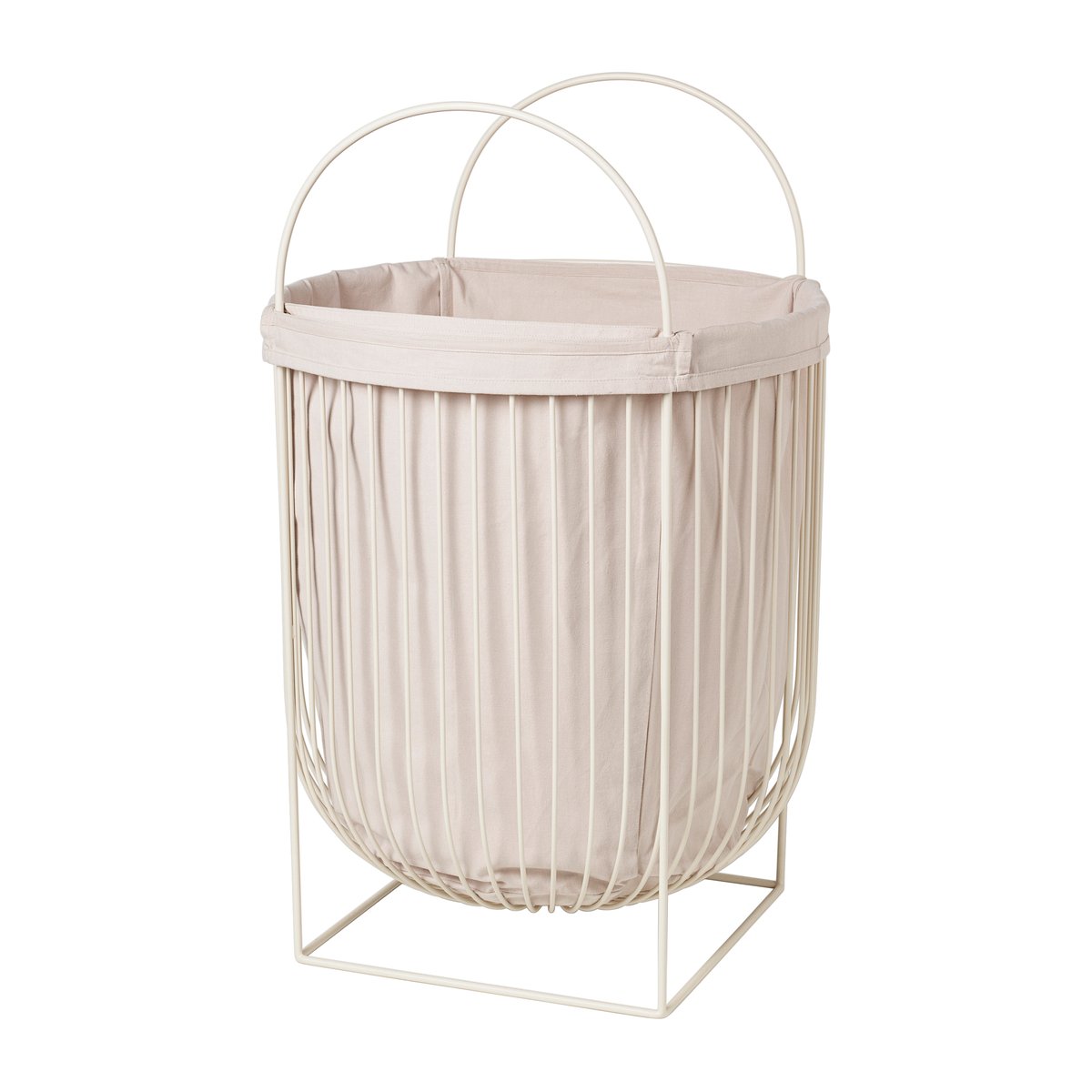 Broste Copenhagen Arild tvättkorg Rainy day light grey