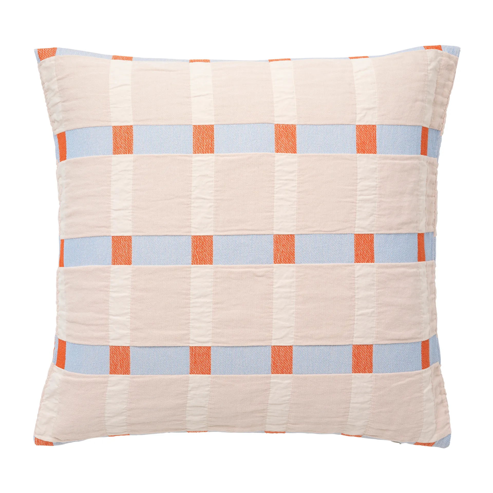 Asta kuddfodral 60x60 cm, Pumkin orange-pale blush Broste Copenhagen