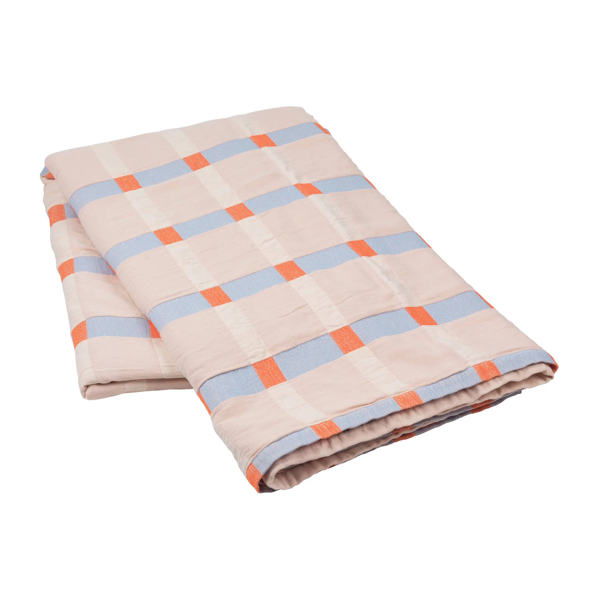 Asta överkast 240x260 cm, Pumkin orange-pale blush Broste Copenhagen