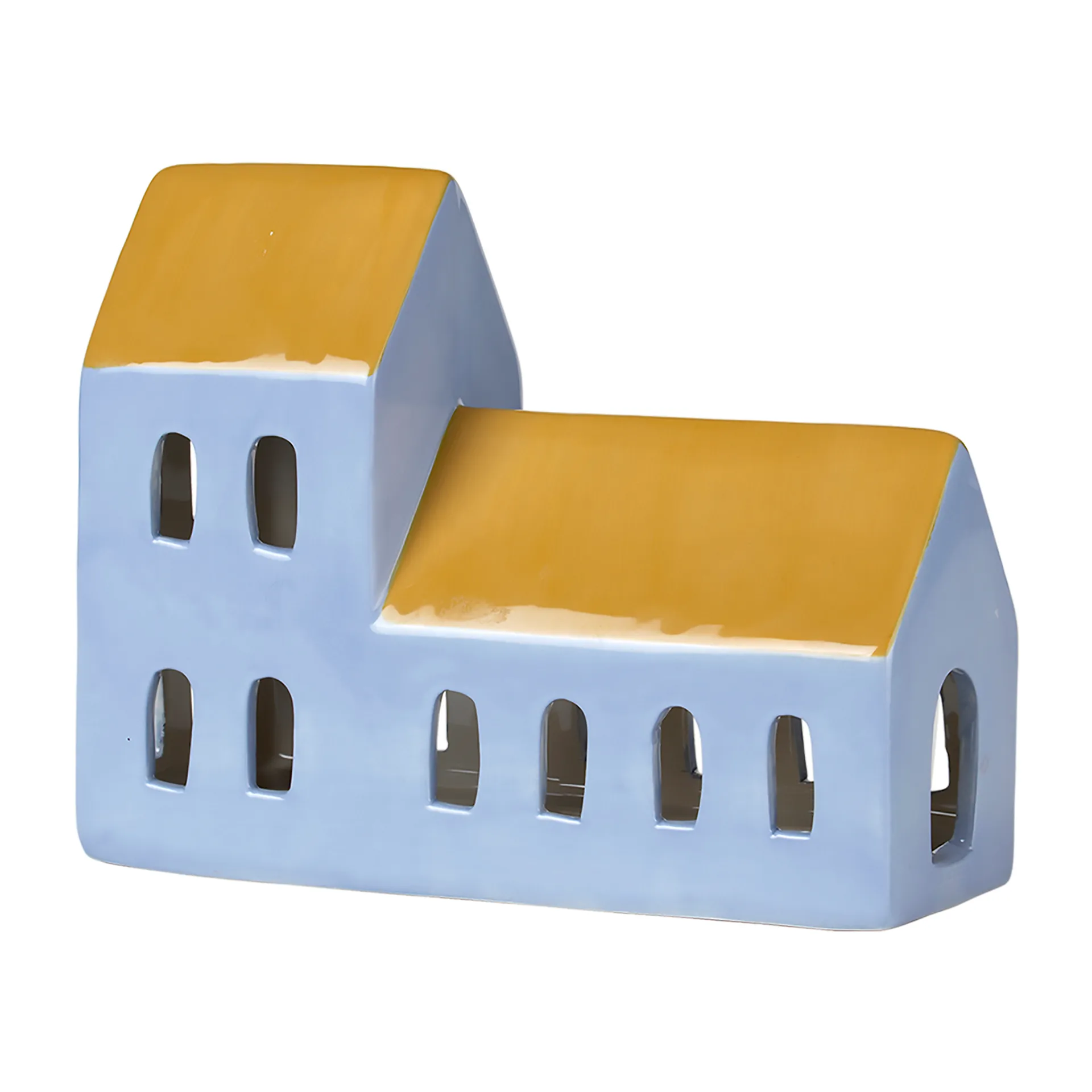 Bo dekorationshus, Pigeon blue-harvest gold Broste Copenhagen