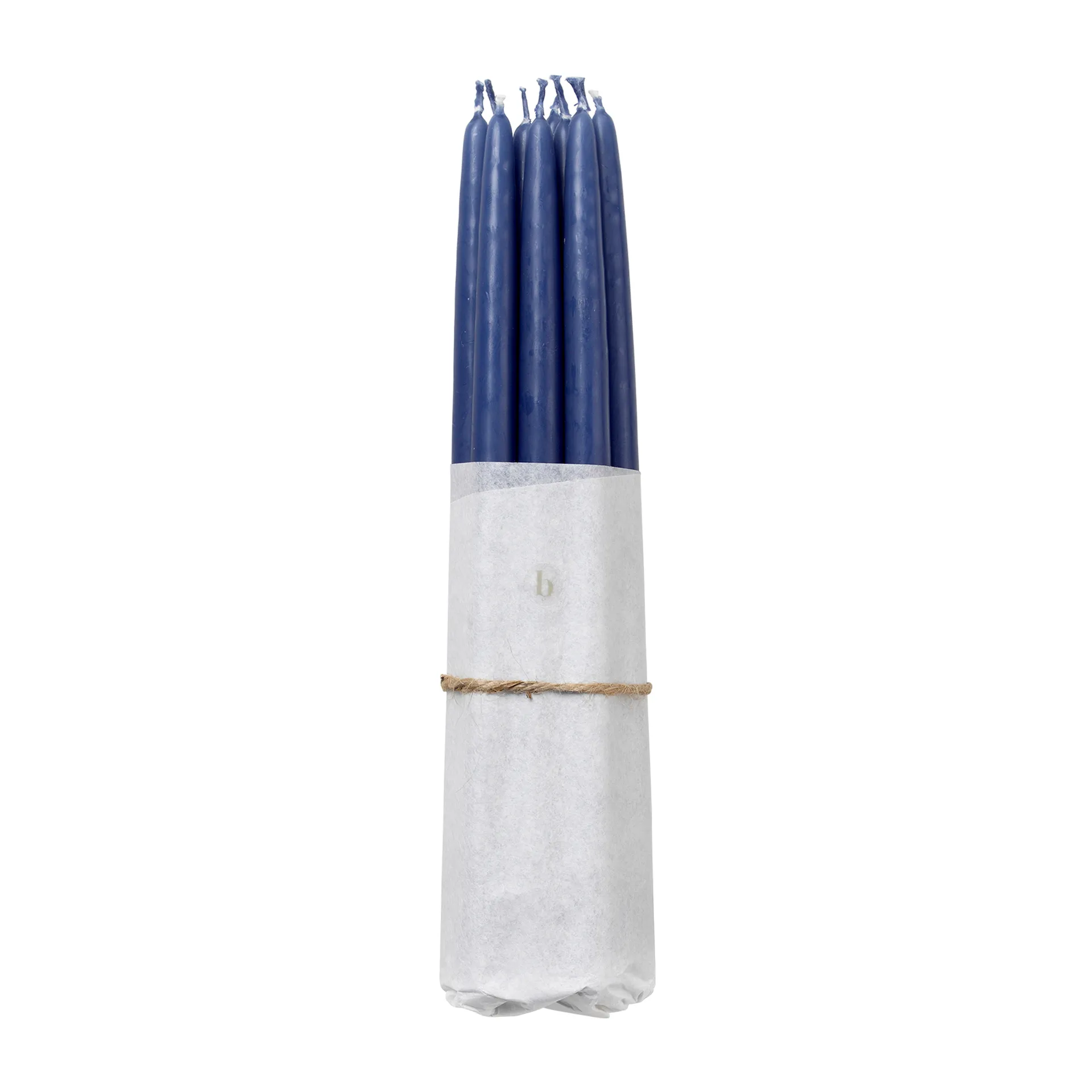 Broste Copenhagen doppade antikljus 10-pack, Baja blue Broste Copenhagen