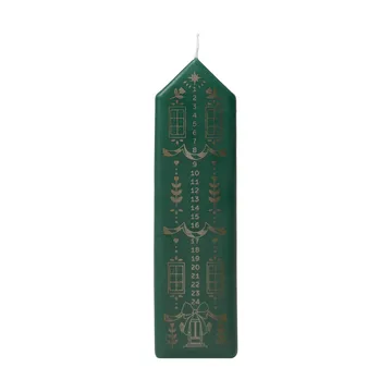 Casa kalenderljus - Dark Green-Gold - Broste Copenhagen