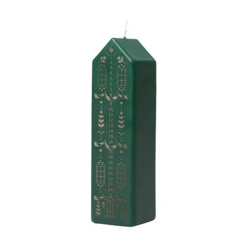 Casa kalenderljus - Dark Green-Gold - Broste Copenhagen