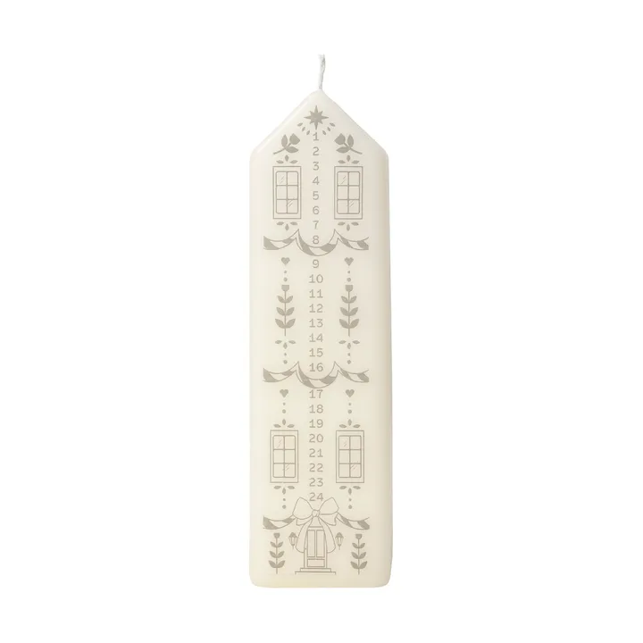 Casa kalenderljus - White-Silver - Broste Copenhagen