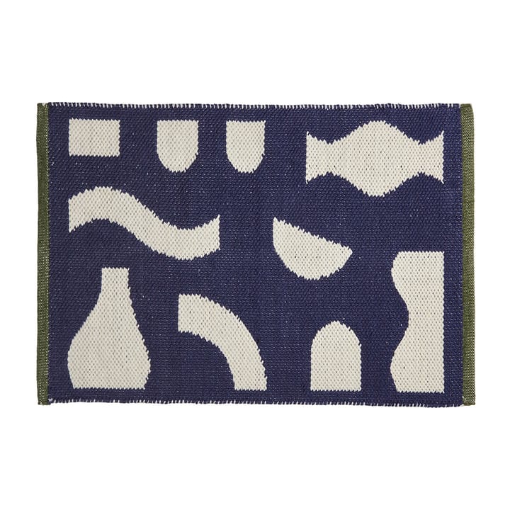 Ceres dörrmatta 50x70 cm - Recycled pet blue - Broste Copenhagen