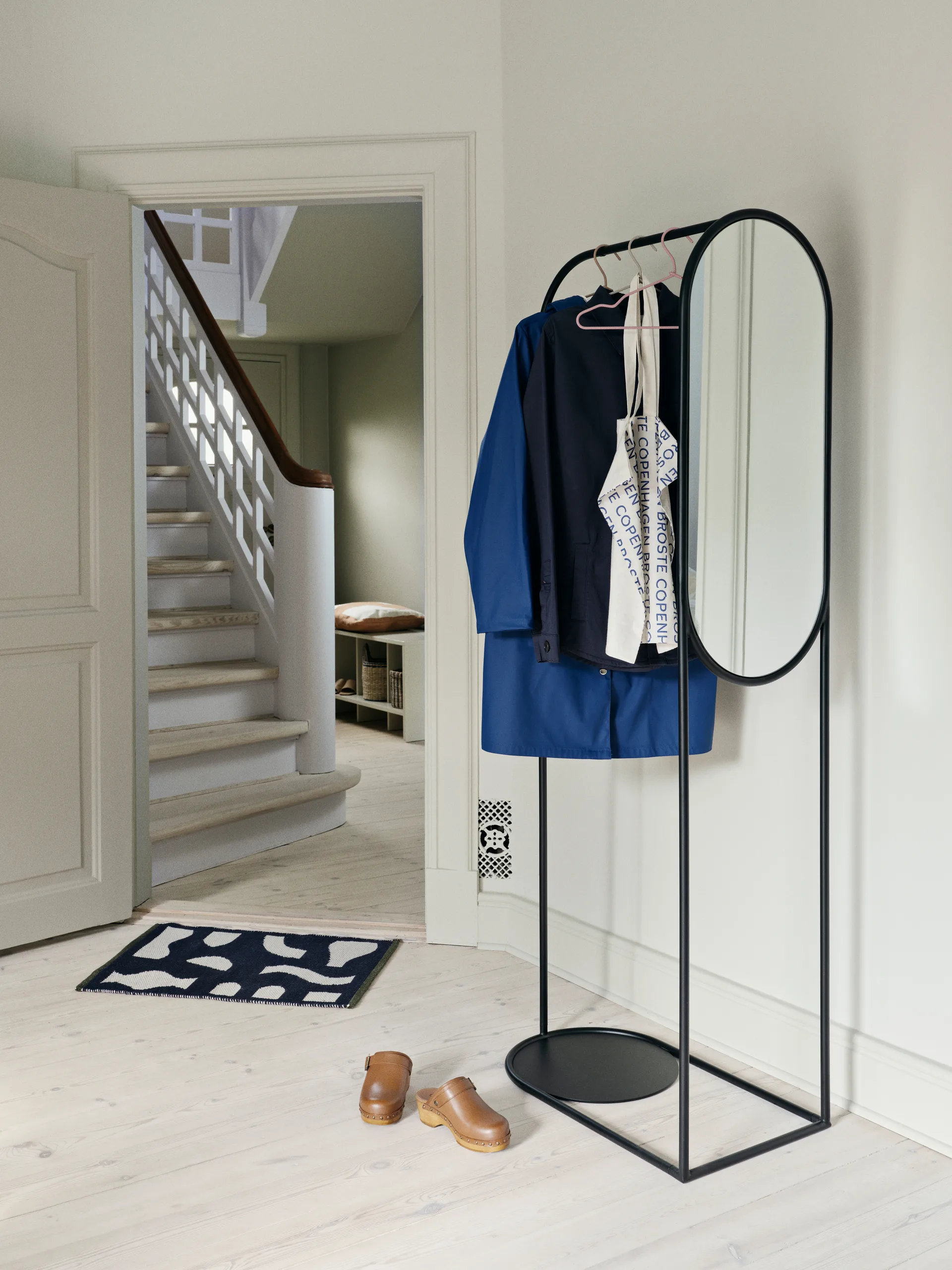 Ceres dörrmatta 50x70 cm, Recycled pet blue Broste Copenhagen