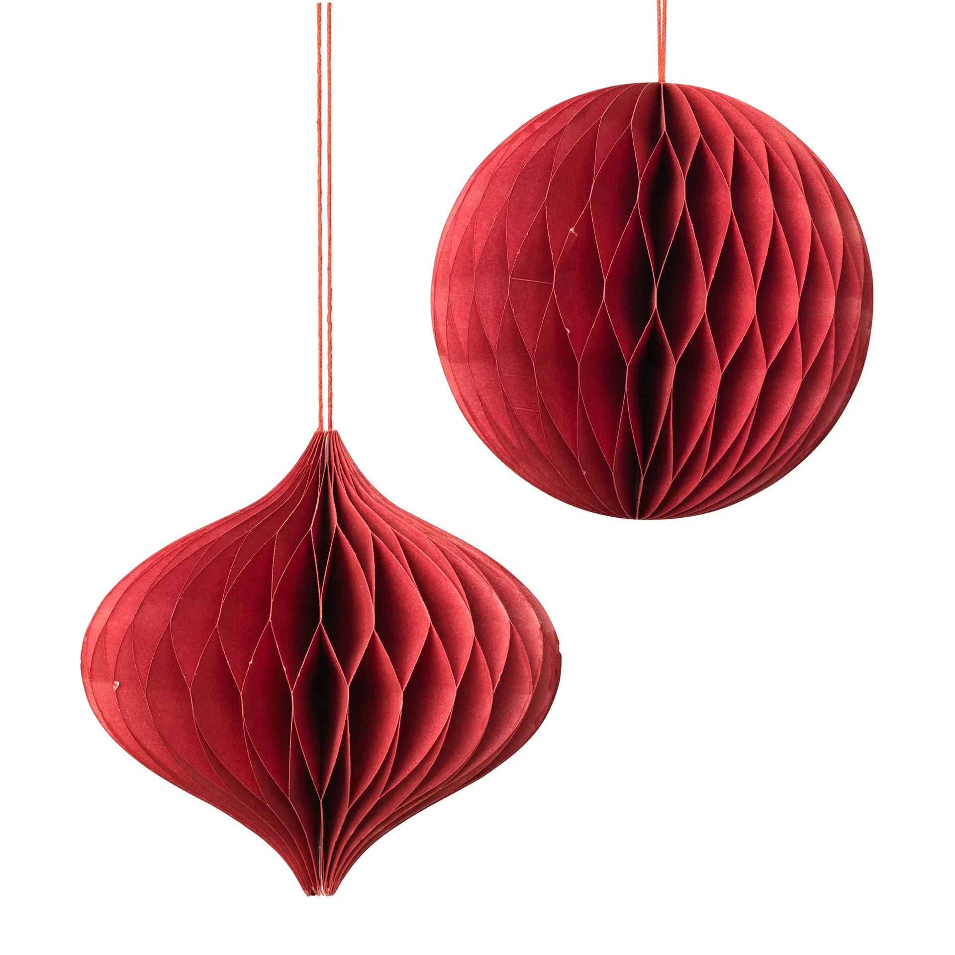 Christmas mix juldekoration 2 delar Pompeian red Broste Copenhagen