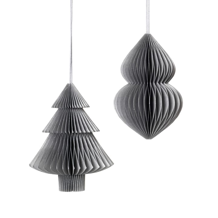 Christmas mix julgran-juldekoration 2 delar Silver Broste Copenhagen