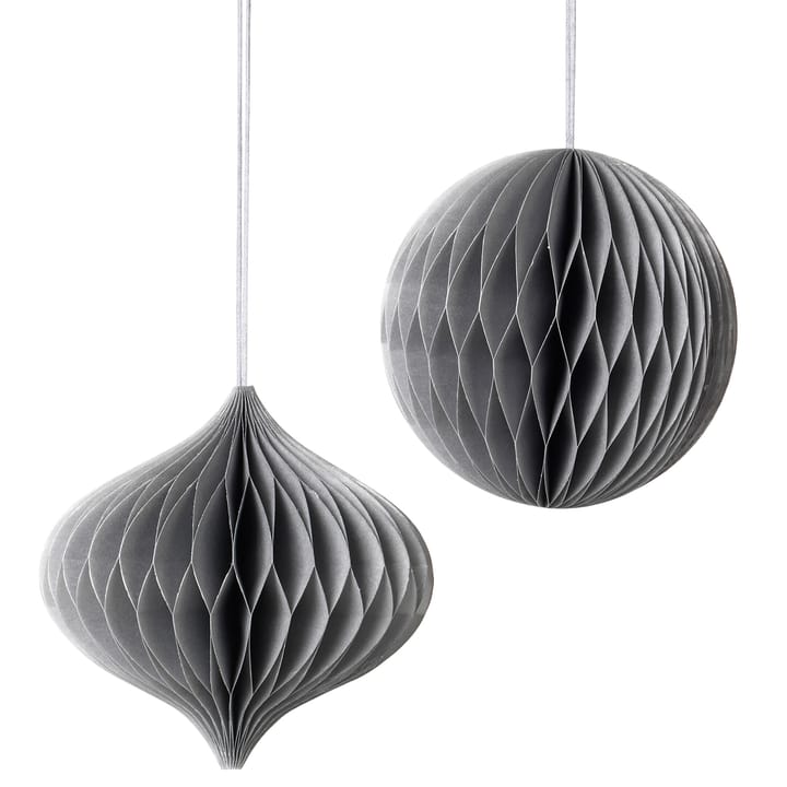 Christmas mix julkula-juldekoration 2-pack - Silver - Broste Copenhagen
