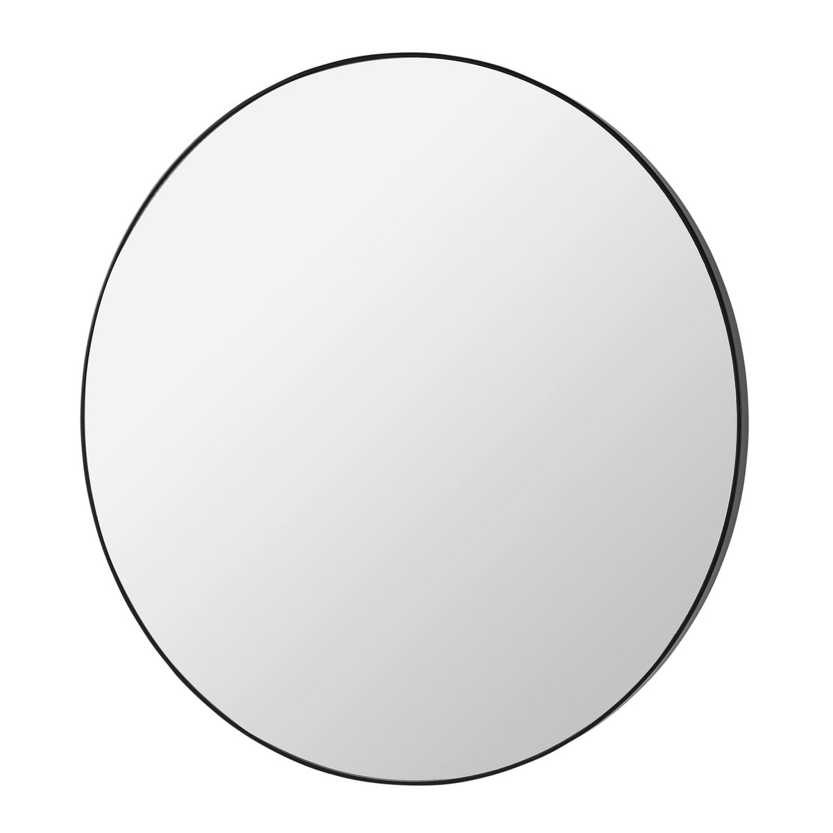 Broste Copenhagen Complete spegel svart 110 cm | Skandinavisk Design | Runda speglar | Svart