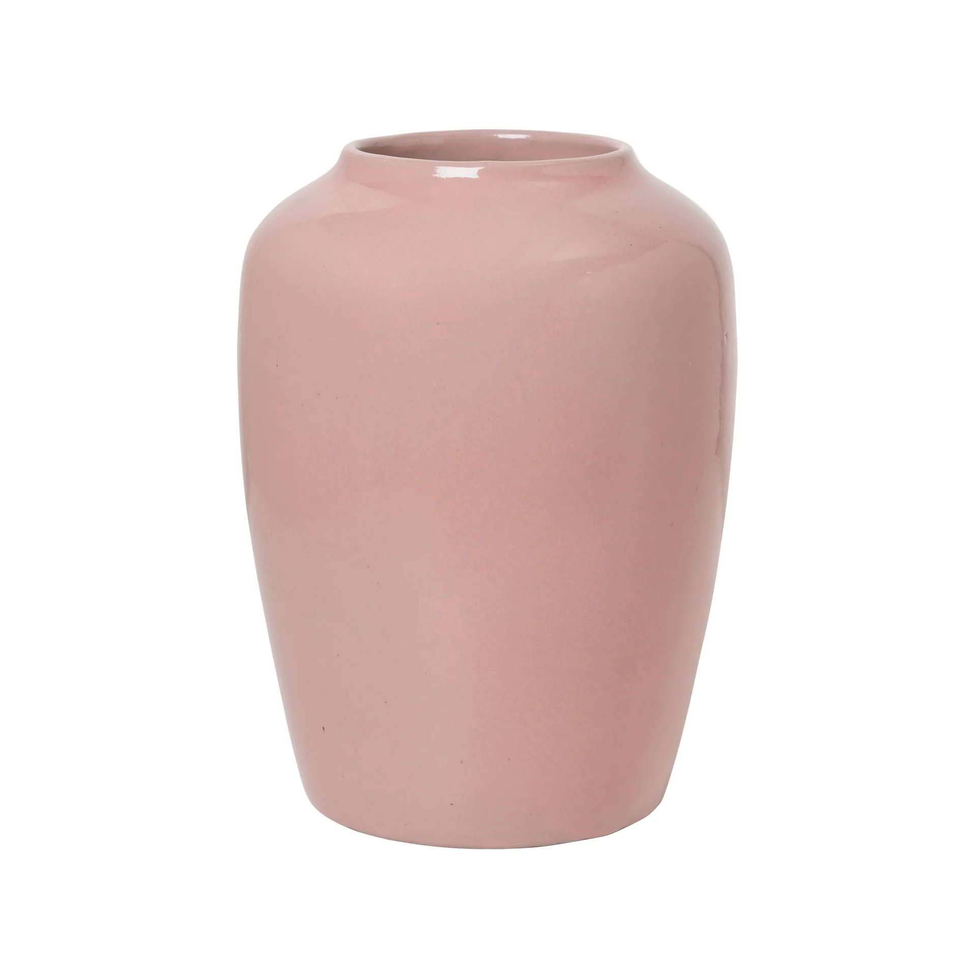 Cph Curve keramikvas 24,5 cm, Light red Broste Copenhagen