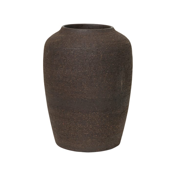 Cph Curve keramikvas 24,5 cm - Raw brown - Broste Copenhagen