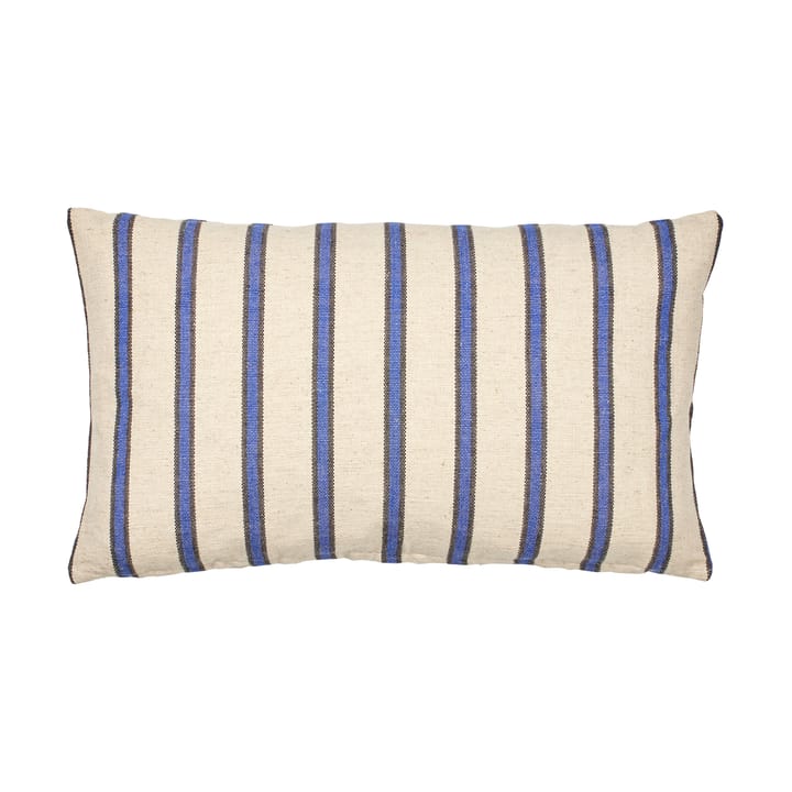 Dagmar kuddfodral 30x50 cm, Off white-intense blue Broste Copenhagen
