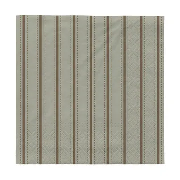 Dolly pappersservetter 33x33 cm 20-pack - Desert sage-dark green - Broste Copenhagen