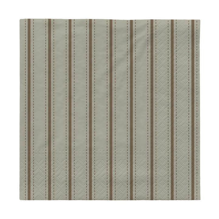 Dolly pappersservetter 33x33 cm 20-pack - Desert sage-dark green - Broste Copenhagen
