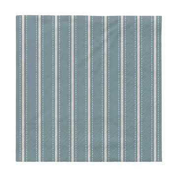 Dolly pappersservetter 33x33 cm 20-pack - Light blue-white - Broste Copenhagen