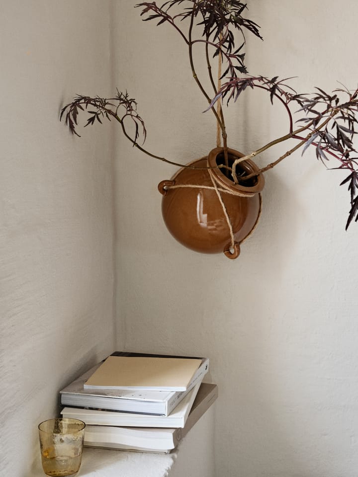 Eya hängande kruka Ø22 cm, Brown Broste Copenhagen